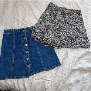 Summer High Rise Mini Skirts